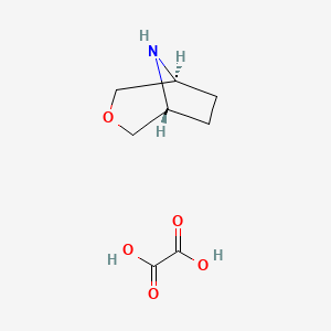 molecular formula C8H13NO5 B7981597 (1R,5S)-3-Oxa-8-azabicyclo[3.2.1]octane oxalate 