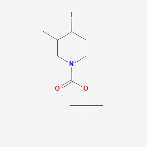 molecular formula C11H20INO2 B7981605 Tert-butyl 4-iodo-3-methylpiperidine-1-carboxylate 