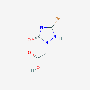 molecular formula C4H4BrN3O3 B7981764 CID 90642856 