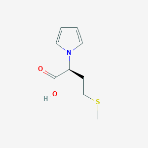 molecular formula C9H13NO2S B7981855 (S)-4-(methylthio)-2-(1H-pyrrol-1-yl)butanoic acid 