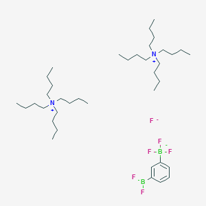 (3-Difluoroboranylphenyl)-trifluoroboranuide;tetrabutylazanium;fluoride