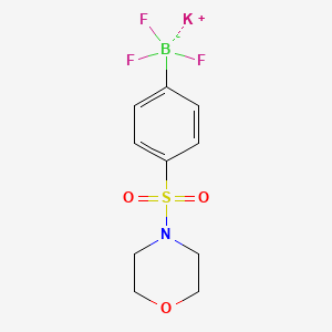 molecular formula C10H12BF3KNO3S B7981954 Potassium 4-(morpholinosulfonyl) phenyltrifluoroborate 