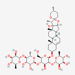 molecular formula C51H82O21 B7982126 Chonglou Saponin VII CAS No. 82657-46-3