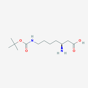 (S)-3-Amino-7-((tert-butoxycarbonyl)amino)heptanoic acid