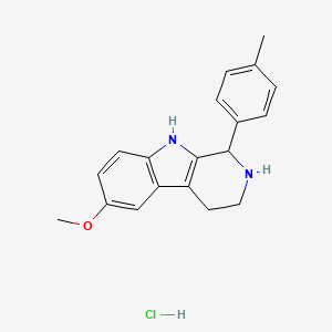 6-Methoxy-1-(4-methylphenyl)-2,3,4,9-tetrahydro-1H-beta-carboline hydrochloride