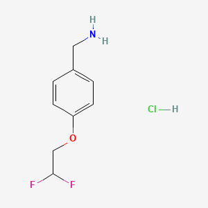 1-[4-(2,2-Difluoroethoxy)phenyl]methanamine hydrochloride