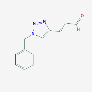 B079823 3-(1-Benzyltriazol-4-yl)prop-2-enal CAS No. 13482-78-5