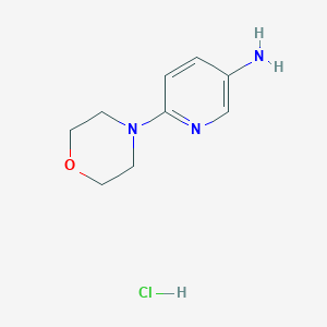 molecular formula C9H14ClN3O B7982331 6-Morpholinopyridin-3-amine hydrochloride 