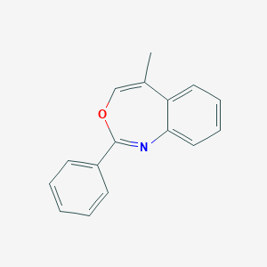 B079824 5-Methyl-2-phenyl-3,1-benzoxazepine CAS No. 14300-23-3