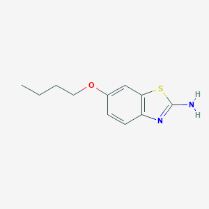 B079825 6-Butoxy-1,3-benzothiazol-2-amine CAS No. 14372-65-7