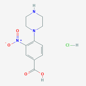 3-Nitro-4-piperazin-1-ylbenzoic acid