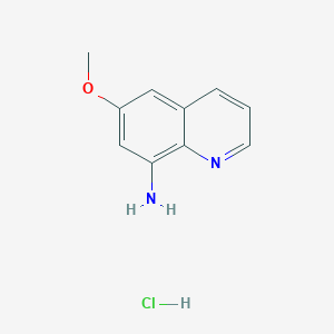 molecular formula C10H11ClN2O B7982799 6-Methoxyquinolin-8-amine hydrochloride 