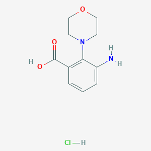 3-Amino-2-morpholin-4-ylbenzoic acid