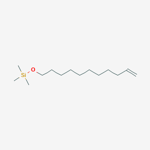 molecular formula C14H30OSi B079829 十一碳烯氧基三甲基硅烷 CAS No. 14031-97-1