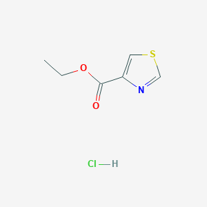 molecular formula C6H8ClNO2S B7982900 Ethyl 1,3-thiazole-4-carboxylate;hydrochloride 