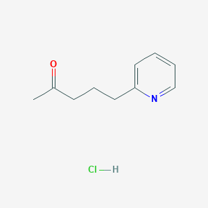 5-Pyridin-2-ylpentan-2-one;hydrochloride