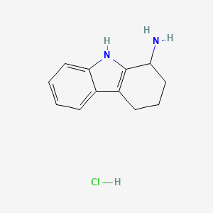 molecular formula C12H15ClN2 B7982917 2,3,4,9-Tetrahydro-1H-carbazol-1-amine hydrochloride 