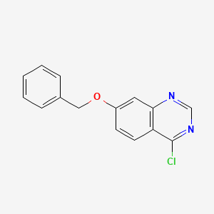 molecular formula C15H11ClN2O B7982962 7-(苯甲氧基)-4-氯喹唑啉 