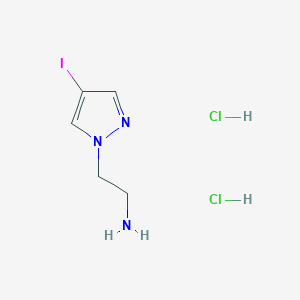 2-(4-Iodopyrazol-1-yl)ethanamine;dihydrochloride