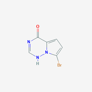 molecular formula C6H4BrN3O B7983124 CID 66823473 