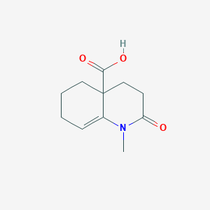 1-methyl-2-oxo-1,3,4,5,6,7-hexahydro-4a(2H)-quinolinecarboxylic acid