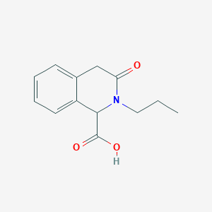 3-Oxo-2-propyl-1,2,3,4-tetrahydro-1-isoquinolinecarboxylic acid