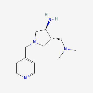 N-{[(3R,4S)-4-amino-1-(4-pyridylmethyl)tetrahydro-1H-pyrrol-3-yl]methyl}-N,N-dimethylamine