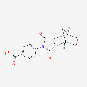 molecular formula C16H15NO4 B7983253 4-[(1R,2R,6S,7S)-3,5-dioxo-4-azatricyclo[5.2.1.0~2,6~]dec-4-yl]benzoic acid 