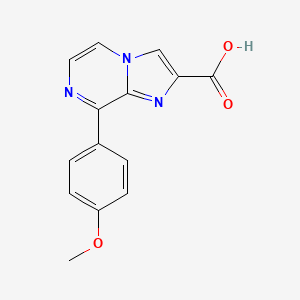 8-(4-Methoxyphenyl)imidazo[1,2-a]pyrazine-2-carboxylic acid