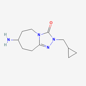 7-amino-2-(cyclopropylmethyl)-2,5,6,7,8,9-hexahydro-3H-[1,2,4]triazolo[4,3-a]azepin-3-one