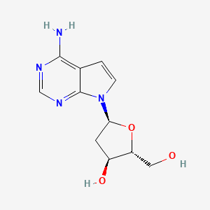 molecular formula C11H14N4O3 B7983463 7-Deaza-2'-dA 