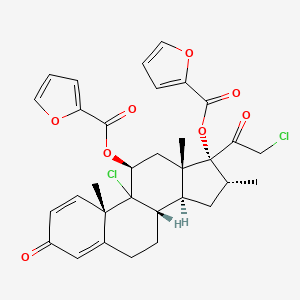 molecular formula C32H32Cl2O8 B7983521 MometasoneFuroateImpurityD 