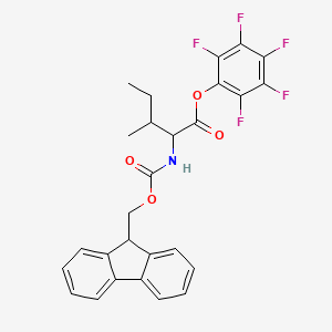 (2S,3S)-Perfluorophenyl 2-((((9H-fluoren-9-yl)methoxy)carbonyl)amino)-3-methylpentanoate