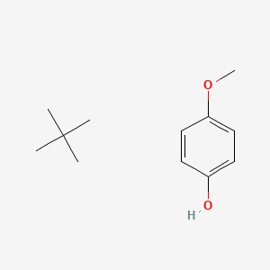 molecular formula C12H20O2 B7983745 2,2-Dimethylpropane;4-methoxyphenol 