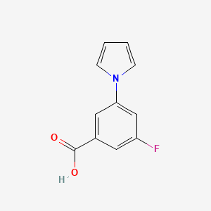 3-Fluoro-5-(1H-pyrrol-1-yl)benzoic acid