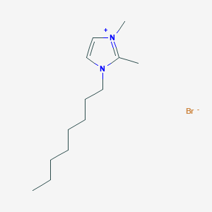 molecular formula C13H25BrN2 B7983898 1,2-Dimethyl-3-octyl-1H-imidazol-3-ium bromide 