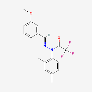 molecular formula C18H17F3N2O2 B7983936 Unii-Z41H3C5BT9 CAS No. 1807913-16-1
