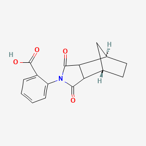 molecular formula C16H15NO4 B7983961 2-[(1S,7R)-3,5-dioxo-4-azatricyclo[5.2.1.02,6]decan-4-yl]benzoic acid 