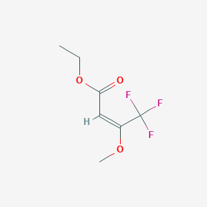 ethyl (E)-4,4,4-trifluoro-3-methoxybut-2-enoate