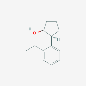 molecular formula C13H18O B7984024 (1R,2S)-2-(2-ethylphenyl)cyclopentan-1-ol 