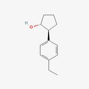 trans-2-(4-Ethylphenyl)cyclopentanol