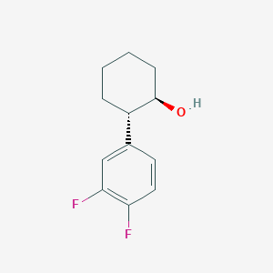 (1R,2S)-2-(3,4-difluorophenyl)cyclohexan-1-ol