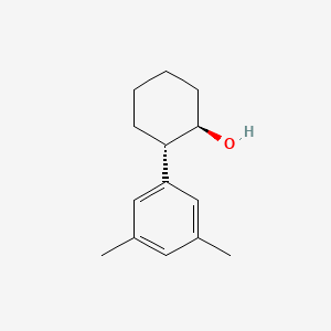 molecular formula C14H20O B7984093 (1R,2S)-2-(3,5-dimethylphenyl)cyclohexan-1-ol 