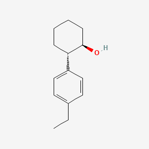 (1R,2S)-2-(4-ethylphenyl)cyclohexan-1-ol