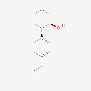 molecular formula C15H22O B7984134 trans-2-(4-Propylphenyl)cyclohexanol 