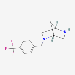 (1R,4R)-2-[[4-(trifluoromethyl)phenyl]methyl]-2,5-diazabicyclo[2.2.1]heptane