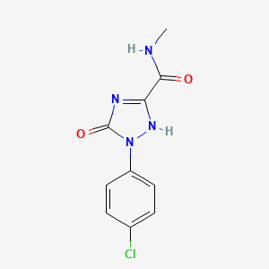 molecular formula C10H9ClN4O2 B7984205 CID 26598716 