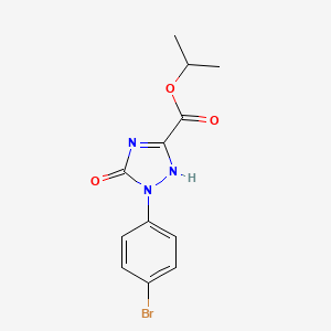 molecular formula C12H12BrN3O3 B7984251 CID 50998836 