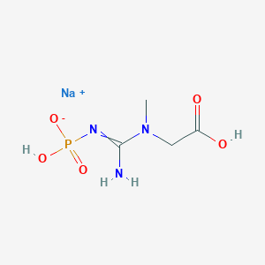 molecular formula C4H9N3NaO5P B7984260 CID 100857 