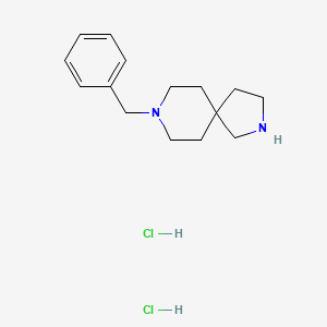 molecular formula C15H24Cl2N2 B7984280 8-Benzyl-2,8-diazaspiro[4.5]decane dihydrochloride 